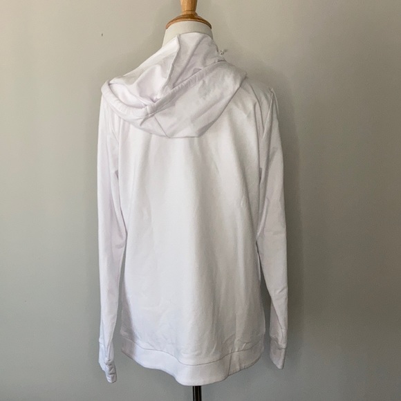 NWT Michael Kors Classic White Hoodie Med - Picture 5 of 6